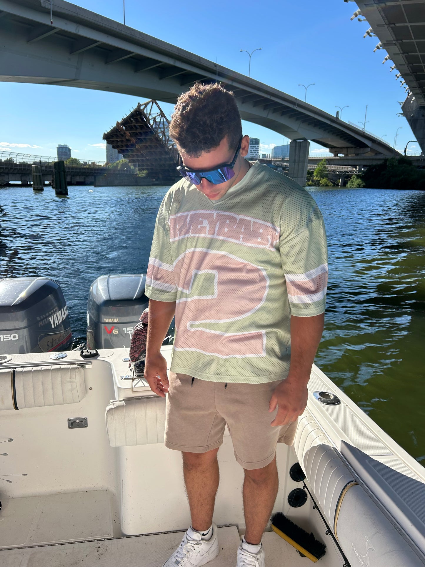 Seafoam Green Mesh Jersey
