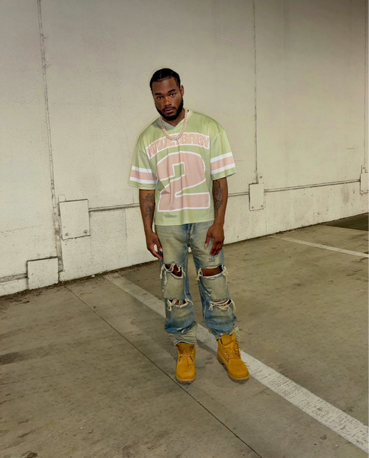 Seafoam Green Mesh Jersey