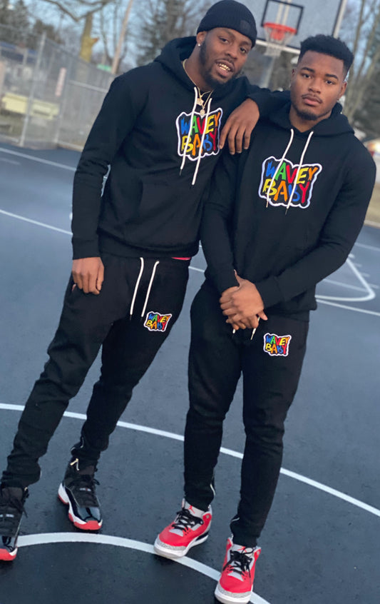 Black Hoodie Set