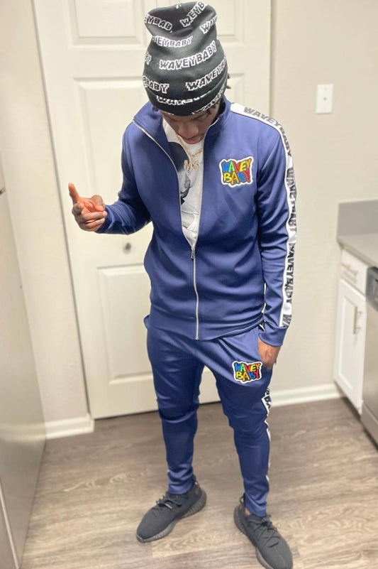 Navy Blue Tracksuit